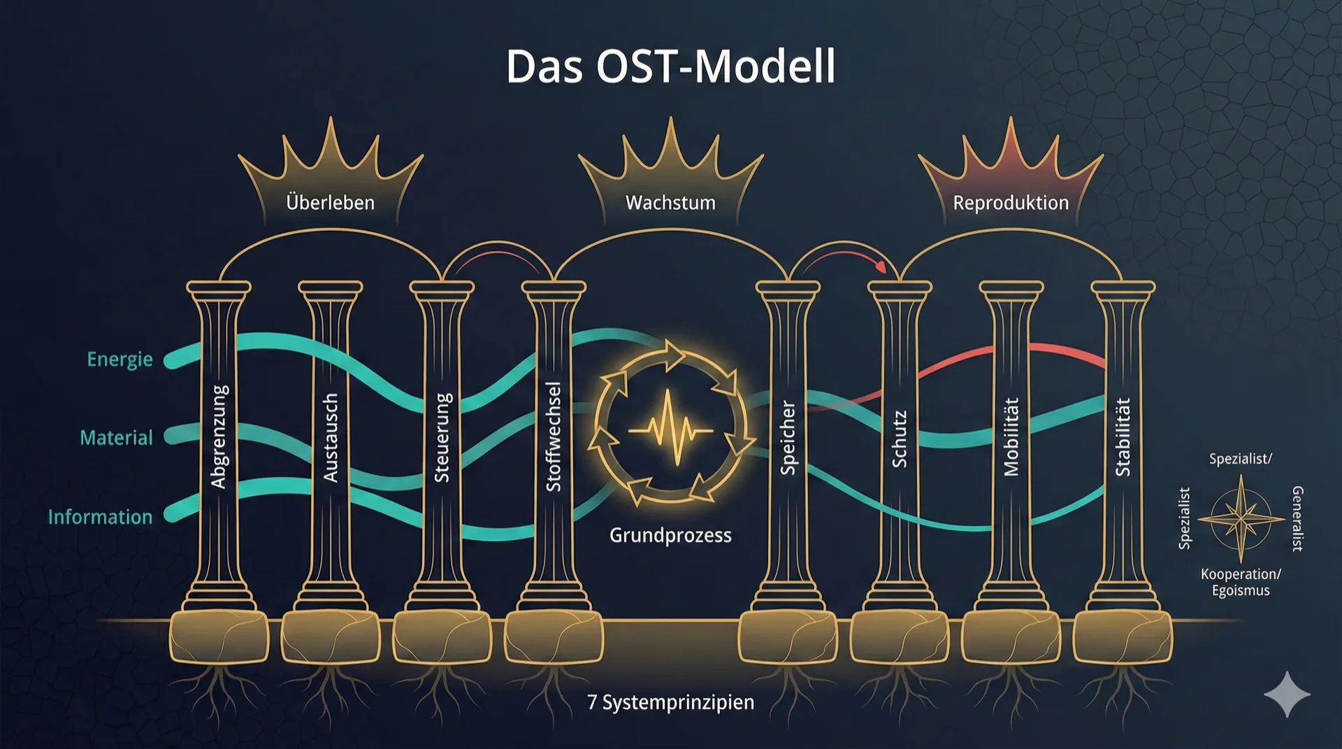 Das OST-Modell — vollständige Übersicht